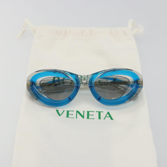 BOTTEGA VENETA Sunglasses Plastic Blue Auth BA14131M