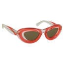 BOTTEGA VENETA Sunglasses Plastic Red Auth BA14132M-1