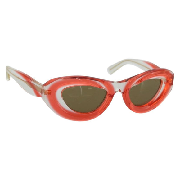 BOTTEGA VENETA Sunglasses Plastic Red Auth BA14133M