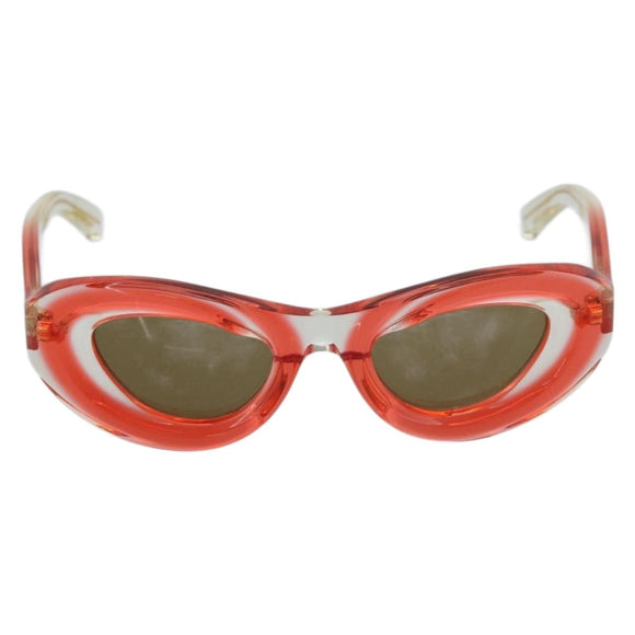 BOTTEGA VENETA Sunglasses Plastic Red Auth BA14133M