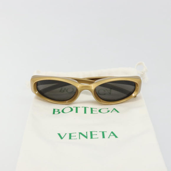 BOTTEGA VENETA Sunglasses Plastic Gold Auth BA14134M