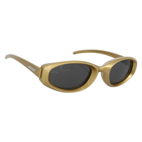 BOTTEGA VENETA Sunglasses Plastic Gold Auth BA14135M
