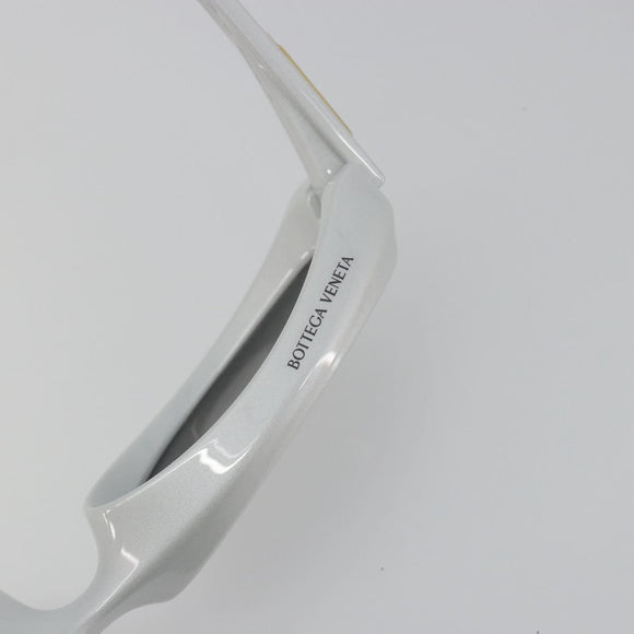 BOTTEGA VENETA Sunglasses Plastic Silver Auth BA14136