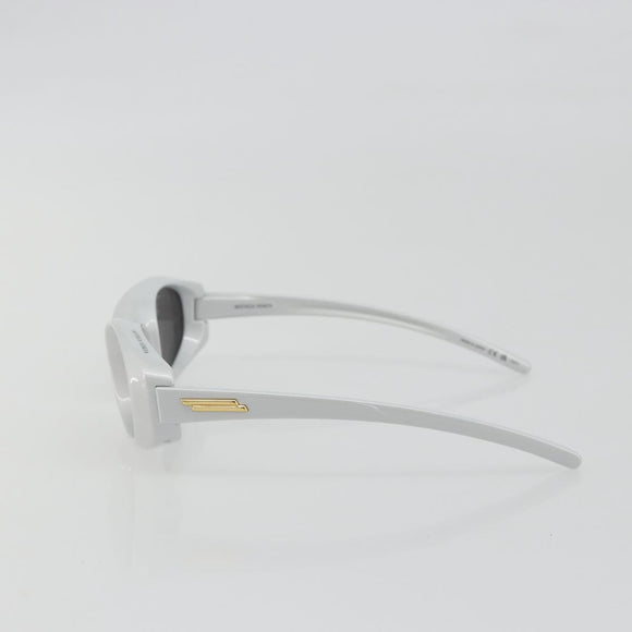 BOTTEGA VENETA Sunglasses Plastic Silver Auth BA14136