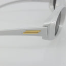 BOTTEGA VENETA Sunglasses Plastic Silver Auth BA14136-8