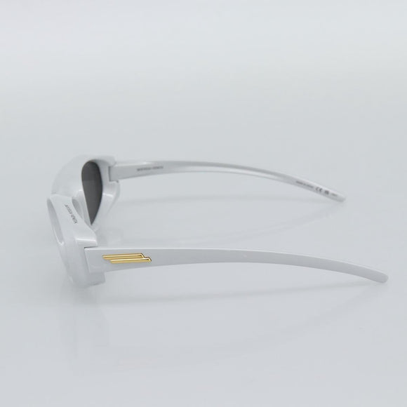 BOTTEGAVENETA Sunglasses Plastic Silver Auth BA14137M