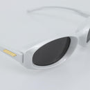 BOTTEGAVENETA Sunglasses Plastic Silver Auth BA14137M-8