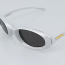 BOTTEGAVENETA Sunglasses Plastic Silver Auth BA14137M-9