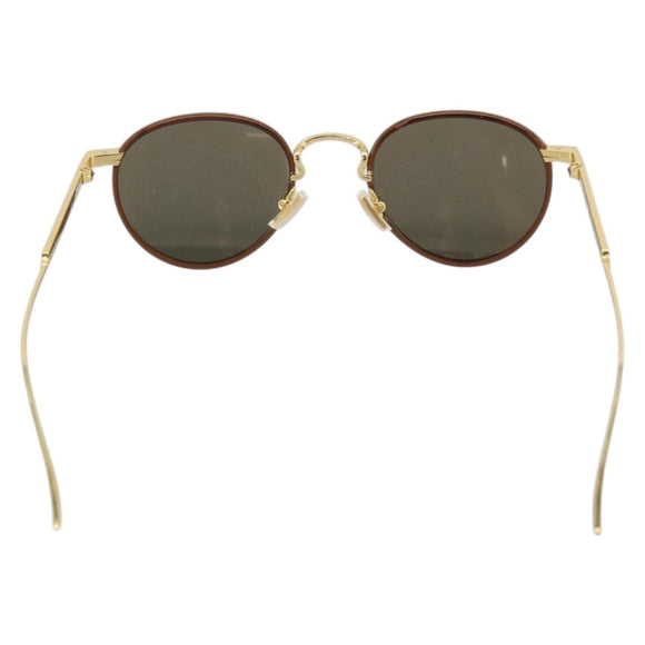 BOTTEGAVENETA Sunglasses Metal Gold Tone Auth BA14138M