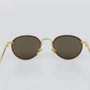 BOTTEGAVENETA Sunglasses Metal Gold Tone Auth BA14138M-8