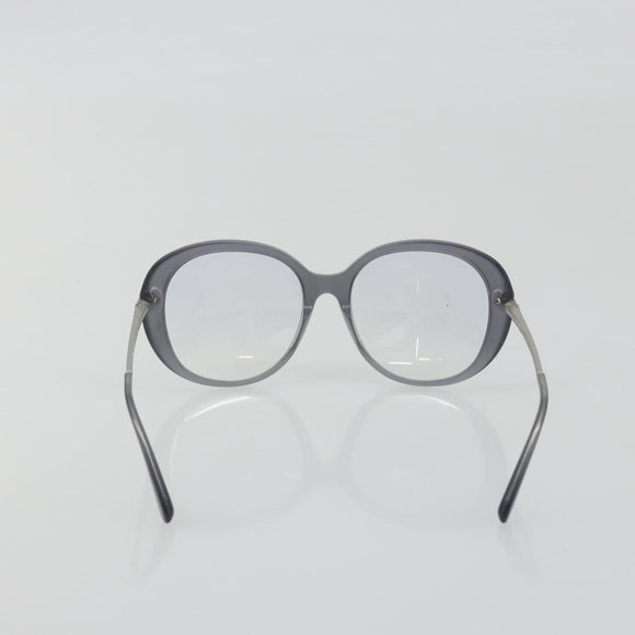 CHANEL Sunglasses Plastic Purple Silver CC Auth BA14139