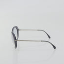 CHANEL Sunglasses Plastic Purple Silver CC Auth BA14139-4