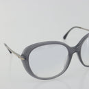 CHANEL Sunglasses Plastic Purple Silver CC Auth BA14139-6