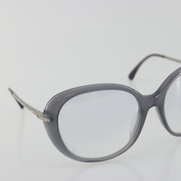 CHANEL Sunglasses Plastic Purple Silver CC Auth BA14139