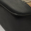 Burberrys Nova Check Hand Bag Canvas Beige Gold Auth BA1414-14