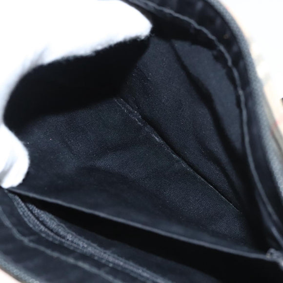 Burberrys Nova Check Hand Bag Canvas Beige Gold Auth BA1414