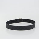 GUCCI GG Supreme Interlocking G Belt PVC 37.4"" Black 703147 Auth BA14140V-2