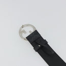GUCCI GG Supreme Interlocking G Belt PVC 37.4"" Black 703147 Auth BA14140V-7
