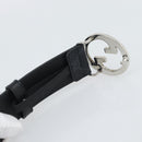 GUCCI GG Supreme Interlocking G Belt PVC 53.1"" Black 703147 Auth BA14141V-6