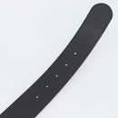 GUCCI GG Supreme Interlocking G Belt PVC 53.1"" Black 703147 Auth BA14141V-9