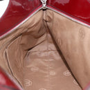 CARTIER Must Line Marcello Hand Bag Patent Bordeaux Auth BA14142-18