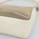GUCCI GG Canvas Shoulder Bag Beige Silver 001 3766 Auth BA14143-9