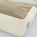 GUCCI GG Canvas Shoulder Bag Beige Silver 001 3766 Auth BA14143-15