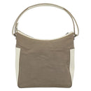 GUCCI GG Canvas Shoulder Bag Beige Silver 001 3766 Auth BA14143-2