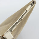 GUCCI GG Canvas Shoulder Bag Beige Silver 001 3766 Auth BA14143-6