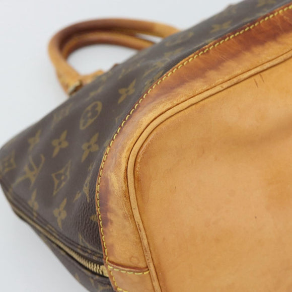 LOUIS VUITTON Monogram Alma PM Hand Bag M53151 LV Auth BA14144