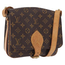 LOUIS VUITTON Monogram Cartouchiere MM Shoulder Bag M51253 LV Auth BA14145A-1
