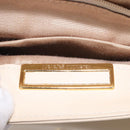 VALENTINO Shoulder Bag Leather 2way Ivory Gold Auth BA14149V-12