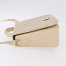 VALENTINO Shoulder Bag Leather 2way Ivory Gold Auth BA14149V-4