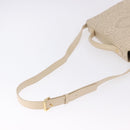 VALENTINO Shoulder Bag Leather 2way Ivory Gold Auth BA14149V-9