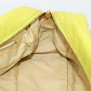 Miu Miu Shoulder Bag Leather LIme Green Gold Auth BA14150-18