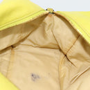 Miu Miu Shoulder Bag Leather LIme Green Gold Auth BA14150-19
