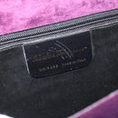 Salvatore Ferragamo Vala Shoulder Bag Suede Purple Gold Auth BA14151A-12