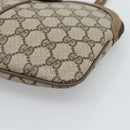 GUCCI GG Supreme Web Sherry Line Bag PVC Beige Gold 98 02 047 Auth BA14152-14