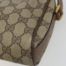 GUCCI GG Supreme Shoulder Bag PVC Leather Beige Gold Tone 89 02 018 Auth BA14153-12