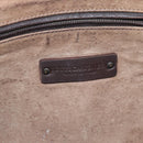 BOTTEGA VENETA INTRECCIATO Shoulder Bag Leather Brown Silver Auth BA14156-17