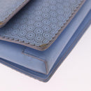 Salvatore Ferragamo Vala Chain Shoulder Bag Leather Blue Gold Auth BA14158-9