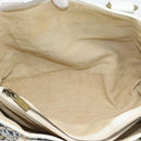CELINE Boogie Bag Canvas Navy Gold Auth BA14159-10