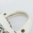 CELINE Boogie Bag Canvas Navy Gold Auth BA14159-8