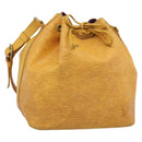 LOUIS VUITTON Epi Petit Noe Shoulder Bag Tassili Yellow M44109 LV Auth BA14160-1