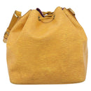 LOUIS VUITTON Epi Petit Noe Shoulder Bag Tassili Yellow M44109 LV Auth BA14160-2