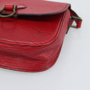 LOUIS VUITTON Epi Saint Cloud PM Shoulder Bag Red M52217 LV Auth BA14161-15