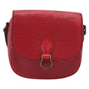 LOUIS VUITTON Epi Saint Cloud PM Shoulder Bag Red M52217 LV Auth BA14161-2