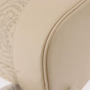 VALENTINO Drawstring Shoulder Bag Leather Ivory Auth BA14162V-9