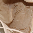 VALENTINO Drawstring Shoulder Bag Leather Ivory Auth BA14162V-11