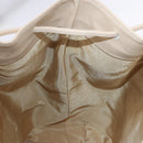 VALENTINO Drawstring Shoulder Bag Leather Ivory Auth BA14162V-19